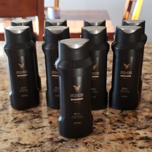 Lot of 9 Trial Size Axe Shampoo/Conditioner